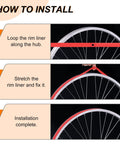 Installation guide for 4 Pack 20 Inch Rim Strips 20mm PVC Tire Liner And Wheel Rim Tape Anti Scratch Guard Cushion Pad Protector