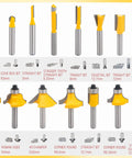 Roundover Router Bit Set With 1 Quarter Inch Shank 15 Piece Carbide Bits For Woodworking DIY Projects Built Tough Anti Kickback Safety Pro Grade Edges