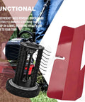 High Efficiency Dethatcher Attachment Kit For Lawn Cultivators That Quickly Removes Thatch And Weeds, No Fuss Hook Up, Must Have Yard Care Tool