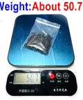 Bag of 100 Pcs M4 X 8mm Stainless Steel Hex Socket Set Screws Grub Screws With Beefy Allen Head Built To Last on a scale