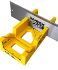 12 Inch Heavy Duty Mitre Box For Precise 45, 90, And 135 Degree Cuts, Impact-Resistant ABS Plastic DIY Woodworking Tool, Yellow