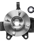 Front Right Steering Knuckle And Wheel Hub Bearing Assembly For Ford Focus 2006 2007 2008 2009 2010 2011 Passenger Side Replacement OEM Grade