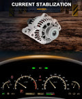 Alternator For Hyundai Sonata 2.4L 2010 2011 2012 2013 And Kia Optima 2.4L 2011 2013, 100 Amp 12 Volt Clockwise, 6-Groove Pulley