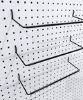 Extendable Pegboard Paper Towel Holder For Workshop And Home Adjustable From 11 To 14 Inches All Steel Pegboard Hook With Sleek Satin Finish Keeps Paper Towels Handy In Garage Kitchen Laundry Room And Bathroom