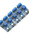 Motion Sensor Module And Vibration Sensor Pack For Arduino Projects 5 Pcs Vibration Switch Alarm Sensors With Digital Output For 3 3V To 5V Compact 3 2cm By 1 4cm PCB Perfect For DIY Security Prototyping And Hands On Experiments. Five blue SW-420 vibration sensor modules with 3-pin headers