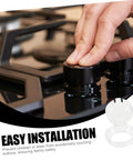 Kid Proof Gas Stove Knob Safety Covers Easy Install Multi Function Appliance Guard shown on induction stove knob