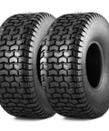 20x8.00-8 Lawn Mower Tires Set Of 2 Tubeless 4 Ply Riding Lawn Tractor Tires With 965 Lb Capacity Non Highway Replacement
