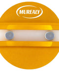 Universal Aluminum Magnetic Jack Pad with 0.4 Inch Weld Slots Pinch Weld Frame Rail Adapter Orange Pad for Cars SUVs Trucks