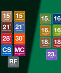 Chart showing different nail and staple types and gauges including 16 GA straight nails for framing projects.