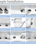 Universal Toilet Seat Bolt Kit With Quick Release Screws Easy Install Replacement Parts step-by-step installation guide
