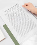 Rugged Binder With Clear Sleeves And 60 Sheet Protectors, Holds 120 Pages, Boss Level Presentation Book For Artwork, Green