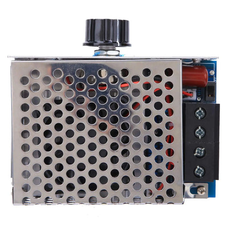 Heavy Duty AC Voltage Regulator 110V 230V 10000W SCR Thyristor Dimmer And Motor Speed Controller with perforated metal casing
