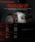 A-Premium brake caliper hardware kit for Dodge Ram 1500, Durango, Dakota and Chrysler Aspen models