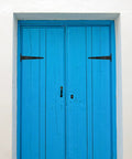 Heavy Duty T Shape Gate Hinge With Ball Bearing For Your Home Doors 12 Inch Extended Door Hinge on blue double doors