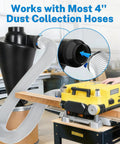 5 Inch To 4 Inch Duct Reducer Galvanized Steel Increaser For Inline Fans Grow Tents Ventilation And Dust Collection Black Built Tough Installed