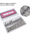 Stainless Steel Watch Band Spring Bars And Link Pins Kit 270 Pieces 1.8mm Replacement Pins Pro Grade Watch Repair Accessories
