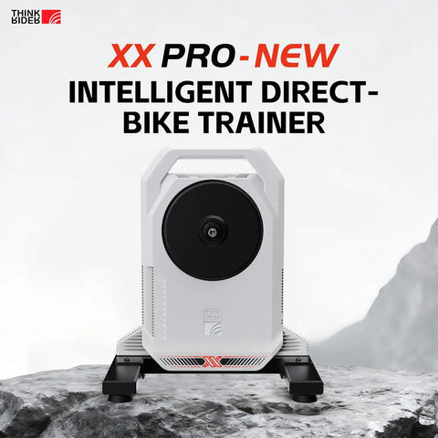 Front view of XXPRO Direct Drive Smart Bike Trainer Pro Grade Indoor Cycling Trainer With 2500W Max Output Self Power Generation