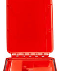Open Extra Large Dry Storage Box With Tray Orange For Tackle And Gear Built Tough For Outdoor Use Weatherproof Organizer