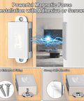 Magnetic Cabinet Door Catch 4 Pack With Dual Install Options Stick On Or Screw Mount Stainless Steel Magnetic Latch