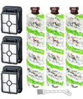 Three Pack Tangle Free Multi Surface Pet Brush Rolls And Three Pack Vacuum Filters Replacement For Bissell CrossWave Vacuum Cleaners Compare To Parts 1613568 And 1608684 Keeps Your Floors Fresh And Clean, displayed with a cleaning tool.