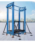 Heavy Duty Industrial Electric Lifting Cart With Wireless Remote Control, folding platform with wheels for construction jobs.