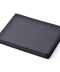 24 Slot Fountain Pen Case Black Organizer Bag Waterproof Canvas Pen Display Holder With Individual Slots And Zippered Storage