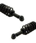 Heavy Duty Adjustable Tie Rod End For Ford 500 Freestyle And Taurus X 2005 Through 2008 Fixes Wheel Wobble With Zero Sweat Front End Alignment And Tight Rides, set of two tie rods with black coils.