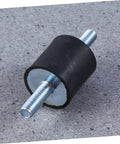 Heavy Duty Rubber Mounts Set For Fitness Equipment And Home Gym Systems Beat The Shake With Shocks Absorbers Anti Vibration Isolators For Air Conditioners Air Compressors Motors Pumps And Welding Machines Reducing Noise And Vibration, black rubber mount with threaded bolt