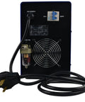 Back view of 70 Amp Non-Touch Pilot Arc Plasma Cutter For Metalworking with power cord and fan, heavy duty design
