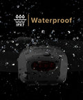 Quad 4 LED Tactical Headlamp With Focused Wide Beam And Multiple Modes IPX7 Waterproof Rating