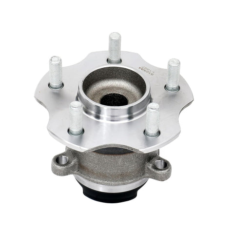 Rear Wheel Bearing Hub Assembly Set Of 2 For 2014 To 2019 Nissan Rogue FWD And 2017 To 2019 Rogue Sport FWD Replaces Dealer Parts 512534 BR930970 HA590565 5 Lug Pattern Compatible With Factory Hubs For Easy Install And Lasting Durability