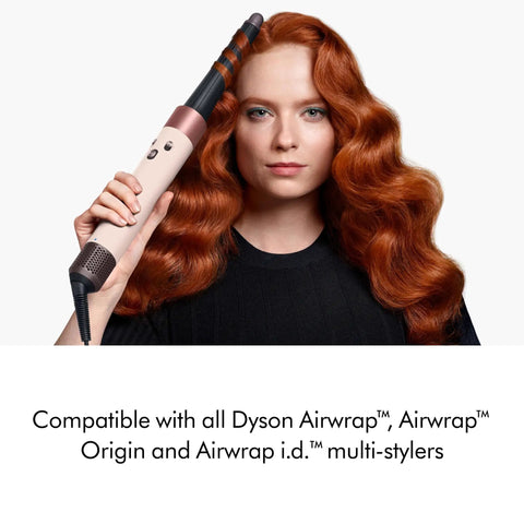 Woman using Conical Airwrap Barrel Attachment For Defined Curls And Waves, Dual Direction Styling Without Replacing Barrels