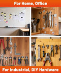 Whiteboard and kitchen cabinet with tools showcasing the Six Piece Self Adhesive Magnetic Drawer And Cabinet Locks Kit
