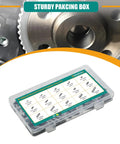 Woodruff Key Stock Assortment Kit With 180 Pieces 15 Round End Feather Keys Parallel Drive Shaft Keys For Fasteners