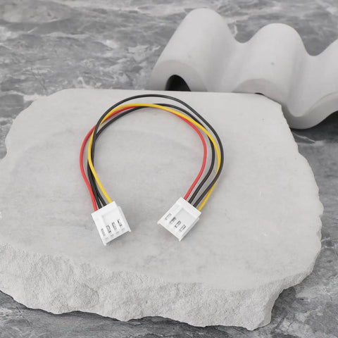 20cm 4 Pin To 4 Pin Floppy Drive Power Cable For 3.5 Inch Floppy And Gotek Drives Internal PC Power Lead For Tight Rigs Easy Install Durable 4 Pin To 4 Pin Adapter For Motherboard, white 4-pin cable
