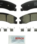 QuietCast Premium Ceramic Disc Brake Pad Set For Chevy Silverado 2500 3500 HD Suburban 3500 HD GMC Sierra 2500 3500 HD