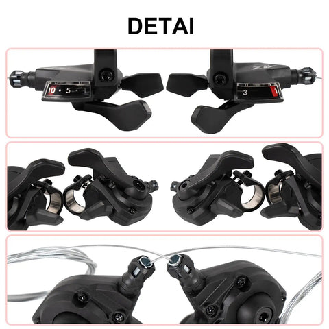 3x9 Speed Mountain Bike Shift Lever For MTB Shimano And SRAM, Easy Quick Shift Lever For Smooth Gear Changes, aluminum build.