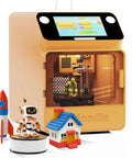 Kid Safe Mini 3D Printer With Enclosed Design, One Click Printing, WiFi And App Control, Touchscreen, Compact Home STEM Printer