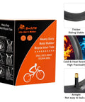 Box and features of Two-Pack Tough As Nails Heavy Duty Bike Inner Tubes 16x2.10/2.50 With AV32mm Schrader Valve