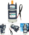 Durable 60 Watt Metal Gear DC Motor Featuring Class B Insulation And Precise Speed Control For Industrial Machines With 24V Power.