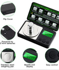 Ultra Portable Micro Gram Scale For Jewelry Powder And Medicine 50g Capacity With 0.001g Readability Digital Precision Balance