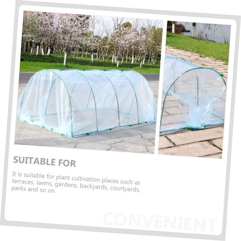 Greenhouse Support Bracket And Heat Preservation Cover For Outdoor Garden Plants Netting Easy No Fuss Install Durable Plastic Construction Great For Cold Weather Growth
