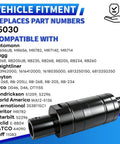 Upgraded Pin And Bushing Adapter For Heavy Duty Semi Trucks And Equipment Removal Tool Built For Fast Pin And Bushing Starter Kit Use Compatible With Freightliner And Automann Dayton Dyco Euclid Flagg And Other Major Truck Brands overview with part compatibility