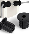 Two Pack Silicone Wall Bushing For Three Quarter Inch Holes In Walls And Panels, Waterproof Pass Through Grommet, installed view
