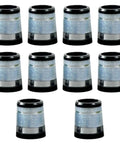 10 Pack Golf Club Ferrules For 0.335 Inch Wood Shafts Rubber Shaft Sleeves For Practice Light Blue End Caps