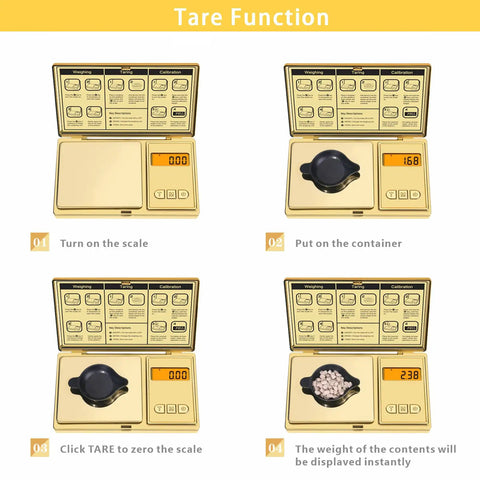 Portable Digital Pocket Scale 300g Capacity With 0.01g Accuracy For Jewelry Coins Powder And Gold Grams And Ounces LCD Display