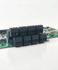 Heavy Duty Digital Voice Command Analog Output Interface Module For Commercial Fire Alarm Control Panels featuring clear connectors.