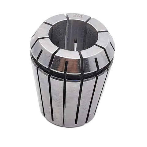 Collet Set For CNC Engraving Machine And Milling Lathe Tool Three Quarter Inch ER32 Spring Collets, 70Mn Steel, side view