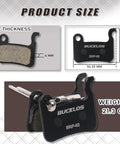 Grippy Long Lasting Bike Disc Brake Pads Kit With Resin Semi Metal And Sintered Options for zoom and shimano product size