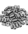 50 Pcs M6 X 1.0 X 3D Stainless Steel Helicoil Thread Inserts Set for aluminum and soft metals, coiled wire SS304, pile view